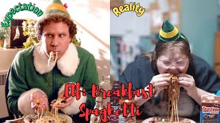 I Regretti The Elf Breakfast Spaghetti Cook With Me This Made Me Sick [upl. by Attolrahc481]