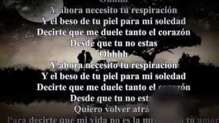 Chayanne Tu Respiración LETRA [upl. by Gilba766]