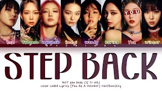 GOT the beat 갓 더 비트 Step Back  You As A Member Karaoke  8 Members Ver [upl. by Llehcor]