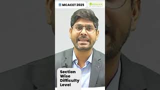 MAH MCA CET 2025  Section Wise Difficulty Level [upl. by Noremmac]