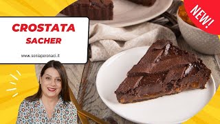 Crostata Sacher versione golosa della torta classica al cioccolato [upl. by Borlase785]