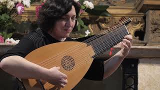 J S Bach  Fugue in G minor BWV 1000  Evangelina Mascardi baroque lute [upl. by Grizelda]