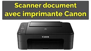 Comment scanner un document avec une imprimante Canon Pixma [upl. by Kaden]