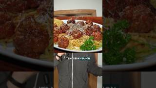 Spaghetti and meatballs is not Italian foodhistory [upl. by Nnyleak]