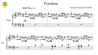 Freedom by Pharrell Williams Piano SoloSheets [upl. by Omik388]