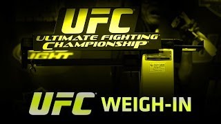 UFC 171 Hendricks vs Lawler WeighIn [upl. by Faunie]