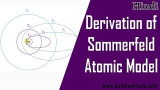 Derivation of Sommerfeld Atomic Model [upl. by Eelyk823]