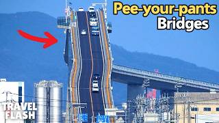 10 Most Terrifying Bridges in the World People Actually Drive Across [upl. by Valli]