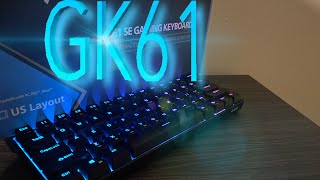 The ULTIMATE Review of the GK61 60 GAMING Keyboard [upl. by Burk]