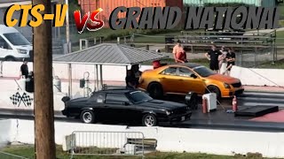 CTSV VS Grand National Drag Race [upl. by Gallagher]