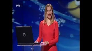 Voditeljka na RTSu se zbunila RTS slagalica 07022016  English subtitle [upl. by Yetah]