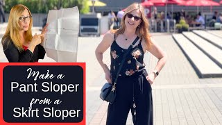 Make a Pant Sloper from a Skirt Sloper [upl. by Myranda]