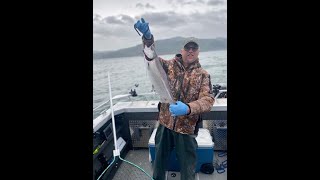 Chinook fishing Tillamook Bay [upl. by Ahsinnor869]