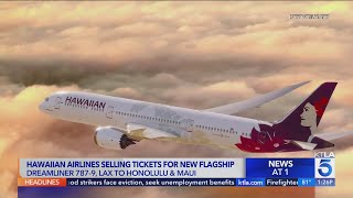 Hawaiian Airlines begins selling tickets for new stateoftheart aircraft [upl. by Anoek]