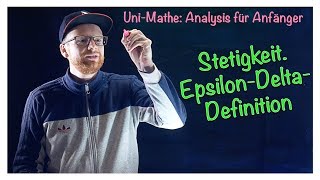 51 Stetigkeit EpsilonDeltaDefinition  Analysis für Anfänger Stetigkeit [upl. by Coltson]