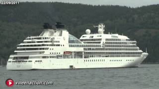 2 bateaux de croisières aujourdhui à Saguenay [upl. by Ytirahs]