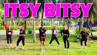 Itsy bitsy teenie weenie yellow polka dot bikini Remix  tiktok trend  Dance workout  Kingz krew [upl. by Oicnedif632]