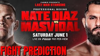 Fanmio  Nate Diaz vs Masvidal 2 Fight Prediction [upl. by Naahs656]