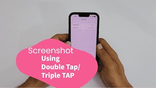 How to screenshot on iPhone 14 using double tap or triple Tap  Screenshot without power button [upl. by Alyat691]