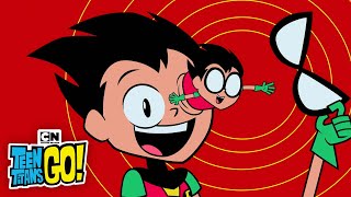 Titans Throwback  Teen Titans GO  Cartoon Network [upl. by Ayhay598]