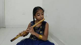 kannodu kanbathellam  Sukrithi Vijay  Flute [upl. by Adnema]