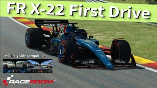 RaceRoom FR X22 F1 2022 First Drive and Review [upl. by Ahsino]