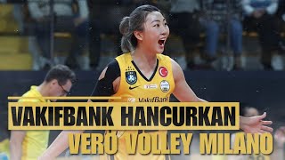 VAKIFBANK HANCURKAN VERO VOLLEY MILANO ‼️ [upl. by Ariahaj]