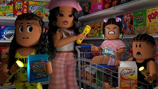 STUCK IN WALMART FOR 24 HOURS LOCKED IN  Bloxburg Family Roleplay [upl. by Aiht]