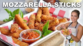 Super Easy Homemade Mozzarella Sticks [upl. by Guenzi]