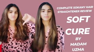 soft cure sokany hair straightener review complete [upl. by Rosalynd773]