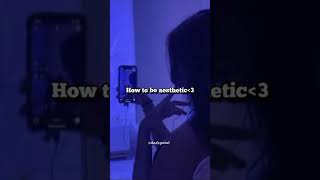 How to be aesthetic 💙✨ aesthetic newaesthetics trending explore glowup glowuptips [upl. by Bluefarb852]