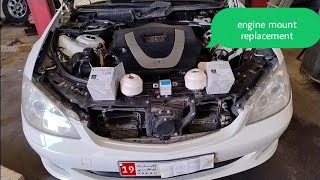 mercedes s350 engine mount replacement step by step [upl. by Loss]