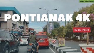 jalan jalan Kota Pontianak terkini 2023 4K [upl. by Bolen471]