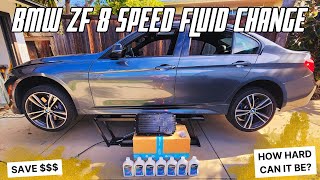 Change Your Own BMW Transmission Fluid and Save   ZF 8HP Service DIY [upl. by Beeson]