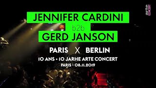 Jennifer Cardini B2B Gerd Janson  Paris X Berlin Les 10 ans dArte Concert [upl. by Shira]