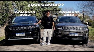 Jeep Compass VIEJA Vs Jeep Compass NUEVA  Comparativo  Review [upl. by Haididej722]