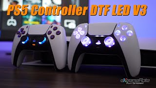 eXtremeRate PS5 DualSense Controller DTF LED Kit V3 Installation Guide  OnOff Sync with Controller [upl. by Natalya4]