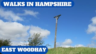 WALKS IN HAMPSHIRE amp BERKSHIRE from EAST WOODHAY TO WALBURY HILL amp COMBE GIBBET [upl. by Suirradal]