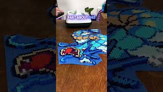 Using Perler Beads to create an INSANE GYARADOS hamabeads perlerbeads pixelart artkalbeads [upl. by Hsak]