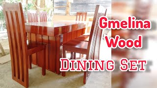 8 SEATERS DINING SET  Gmelina Wood [upl. by Nirehs]