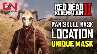 Red Dead Redemption 2  Ram Skull Mask Location  Unique Mask [upl. by Katrinka386]