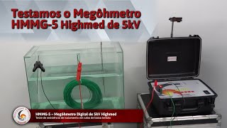 Como medir Resistência de Isolamento com o Megômetro HMMG5 Highmed [upl. by Heiner]