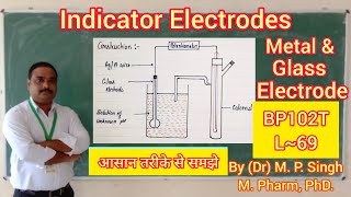 Indicator Electrode  Metal amp Glass Indicator Electrode  Potentiometry  Analysis  BP102T  L69 [upl. by Norrie]