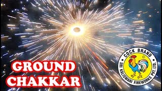 Ground Chakkar Chakri from CockBrand  70cm Big Deluxe Crackers for Diwali [upl. by Ettennor]