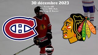 Faits saillants  Match du 30 décembre 2023  Finale Tournoi NHL Kids 18U  Micd up JF Racine [upl. by Depoliti]