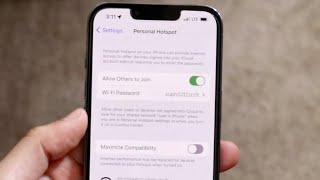 How To Setup iPhone Hotspot 2022 [upl. by Hamann761]