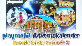 Wild Wild West 🤠 playmobil Adventskalender Zurück in die Zukunft 3 70576  UNBOXING [upl. by Ahsinik485]