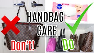 Designer Handbag Care TIPS Do’s and Don’t’s [upl. by Nauqyaj240]