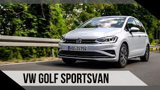 Volkswagen VW Golf Sportsvan  2018  QuickReview  MotorWoche  MoWo [upl. by Follansbee]