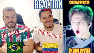 REACTION Dimash Qudaibergen  Olimpico  IGOR KRUTOY  Extraordinário😮👏  REACT  🇧🇷🇨🇴56 [upl. by Emmie]